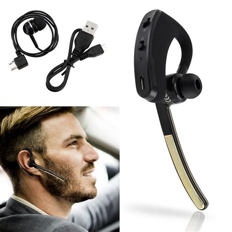 Bluetooth 40 Headset Wireless Earphone Universal Stereo Business Work