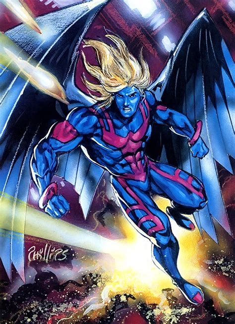 Archangel Marvel Comics X Men X Factor Metal Wings
