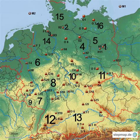 # перевод песни deutschland (rammstein). StepMap - Deutschland Naturraum - Landkarte für Deutschland