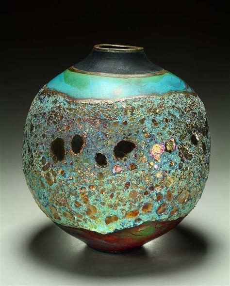 Raku Pottery By Steven Forbes Desouleraku Vessels Raku Pottery Raku Ceramic Sculpture