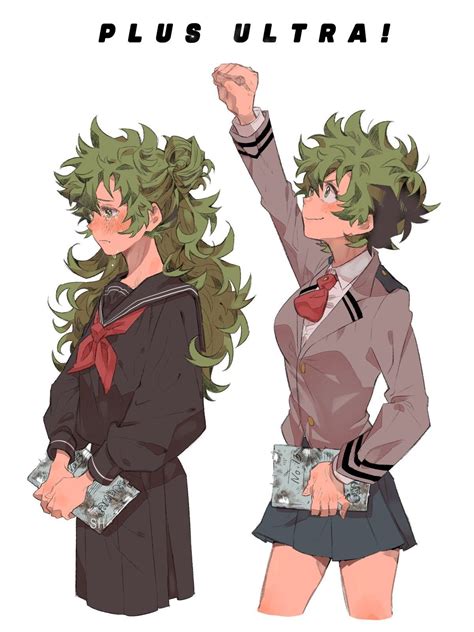 Image Result For Bnha Genderbend Izuku Personagens De Anime Anime