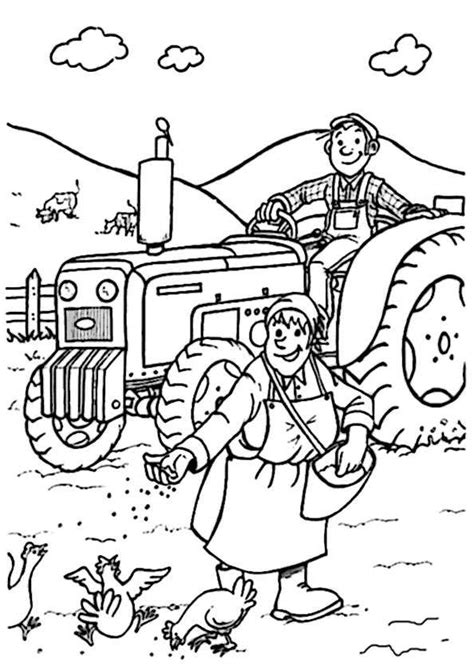 Viele tolle malvorlagen für kinder mit allem, was auf dem bauernhof fährt: Ausmalbilder kostenlos Traktor 2 | Ausmalbilder Kostenlos