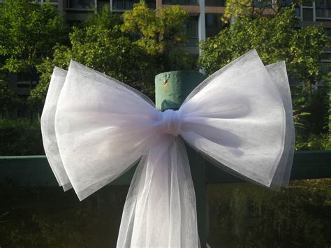 1pc Big Tulle Pew Bowsbig Pew Bows Tulle Bows Formal Etsy