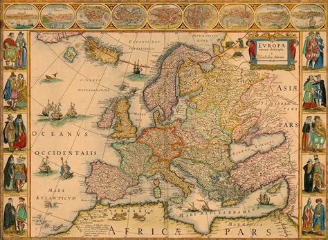 Historic Map Of Europe Maverick