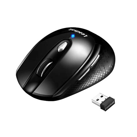 Leadsail Wireless Computer Mouse 24g Portable Slim Cordless Mouse