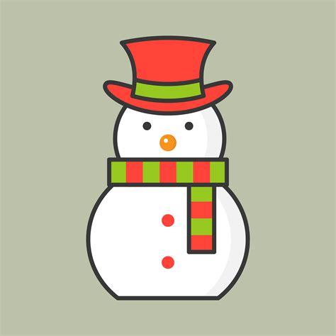Snowman Filled Outline Icon For Christmas Theme 464383 Vector Art At