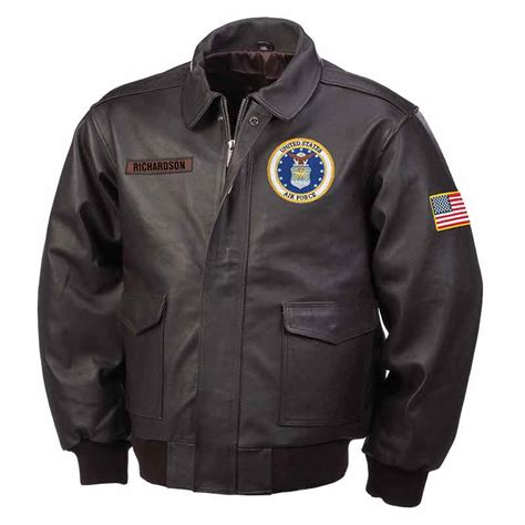 The Personalized Us Air Force Leather Bomber Jacket