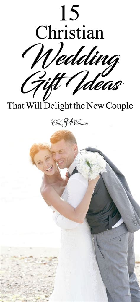 The couple was joined by their wedding party from afar, and the bride wore the dress originally meant for the wedding reception, saving the other for their future celebration! 15 Christian Wedding Gift Ideas to Bless The New Couple ...