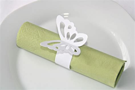 50 serviettenringe schmetterling von pandorada auf wedding decorations table