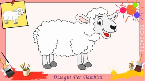 Disegni da colorare gratis per bambini di tutte le età. Disegni di pecora - Come disegnare una pecora FACILE per ...