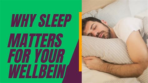why sleep matters importance of sleep and sleep deprivation youtube