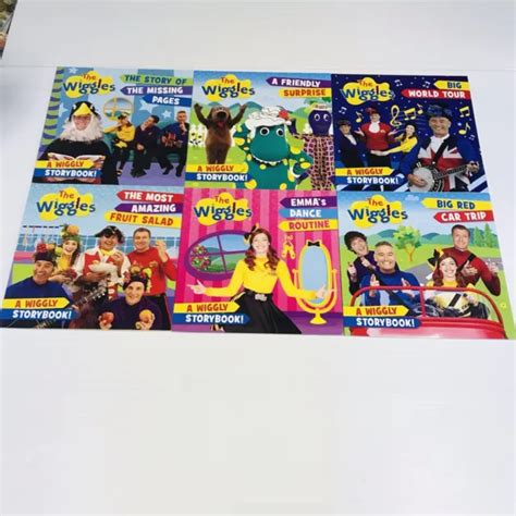 The Wiggles My First Library Box Set 6 Wiggly Books Emma Kids Girls