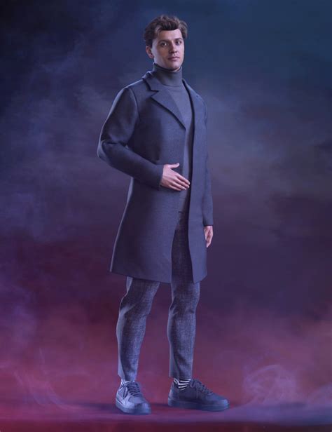 Dforce Kuj Fashion Coat Suit For Genesis 9 2024 Free Daz 3d Models
