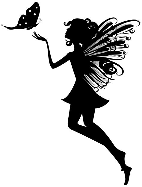 Fairy Butterfly Silhouette Png Clip Art Image Clip Art Library