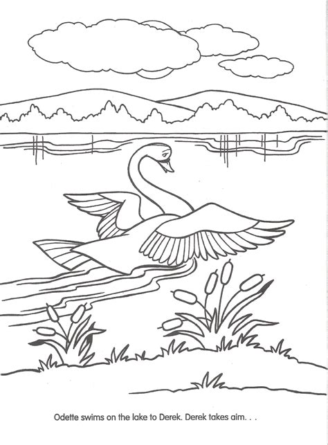 Barbie in the pink shoes coloring pages. The Story of the Swan Princess in 2020 | Swan princess ...