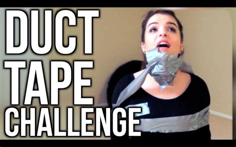 Duct Tape Challenge Mouth Trap Duct Tape Duct Challenges