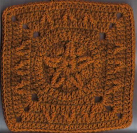 Cabled Star Square 8h X 8w Inches Free Original Patterns Granny