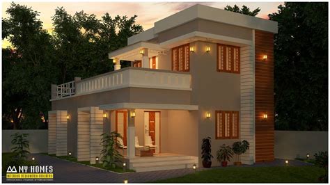 300 sq ft 2bhk simple low budget house and free plan, 3 lacks. Small Budget House Plan Kerala - House Plans | #174092