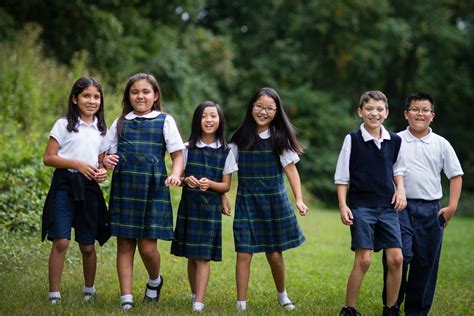Catholic Girls In School Uniforms