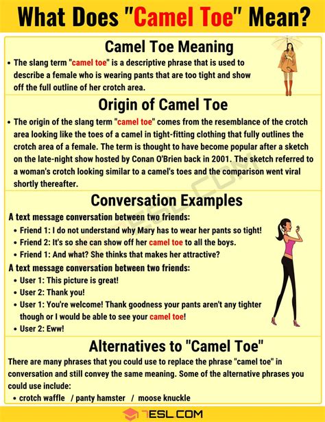 Camel Toe Meaning Learn The Definition Of The Slang Term 7esl