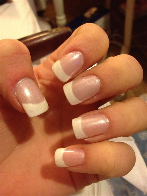 Classic White Tip French Manicure White Tip French White Nails