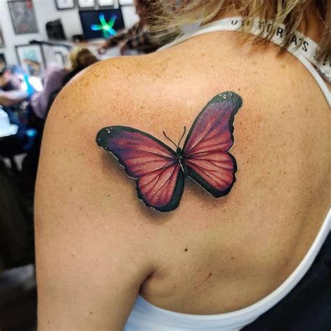 Top 196 3d Butterfly Tattoos On Shoulder