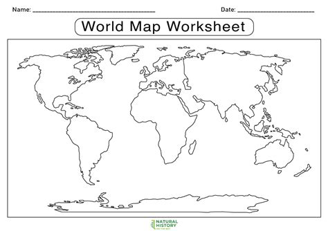 Printable World Map Worksheet Printable Blank World Porn Sex Picture