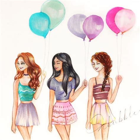 Dibujos De Amigas Best Friend Drawings Drawings Of Friends Bff Drawings