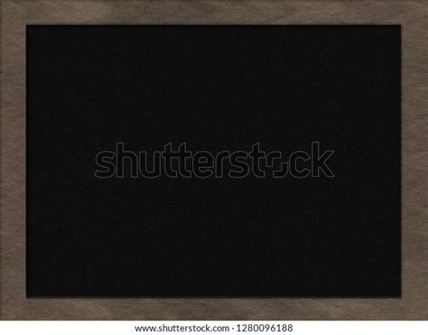 Trendy Wooden Frame Chalkboard Texture Backgroundtop Stock Illustration
