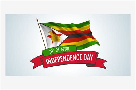 Zimbabwe Independence Day Vector Pre Designed Photoshop Graphics ~ Creative Market