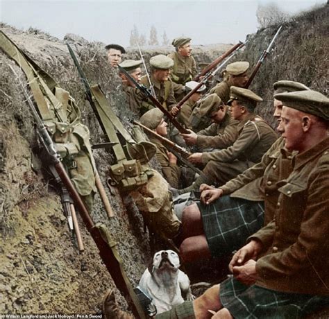 Terror Of The Trenches Never Looked So Real New Colourised Images