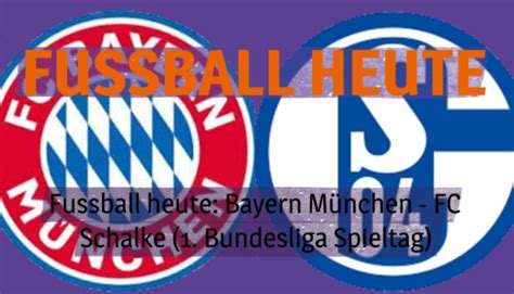 Da hat einer aber mal eine prächtige phase in seinem leben: Fussball heute: Bayern München - FC Schalke (1. Bundesliga Spieltag)