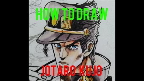How To Draw Jotaro Kujo Youtube