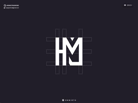Hm Concept Logo Design By Enwirto On Dribbble