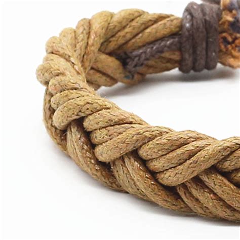 Brown Rope Bracelet By Oliver Twist Designs