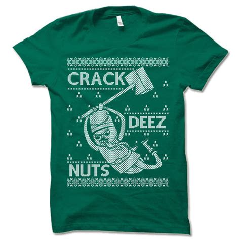 Crack Deez Nuts Christmas Ugly T Shirt Merry Christmas Sweaters