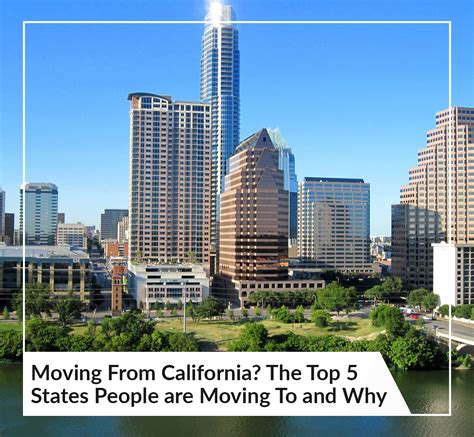 Moving From California The Top 5 States People Are Moving To And Why