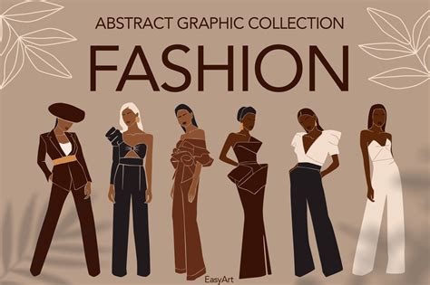 Fashion Abstract Graphic Collection Decorative Illustrations