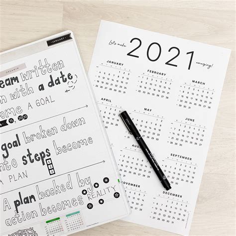 Skriva Ut Kalender 2021 Veckonummer Almanacka 2021 Gratis