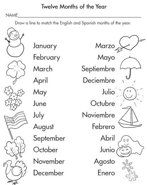 ¿cómo Aprender Los Meses Del Año En Inglés Y Español E4k