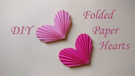 How To Make Paper Hearts Kako Napraviti Srce Od Papira Dan