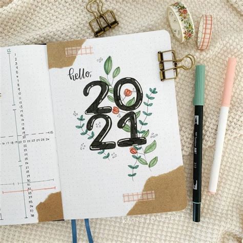 25 Interesting 2021 Bullet Journal Ideas For New Year