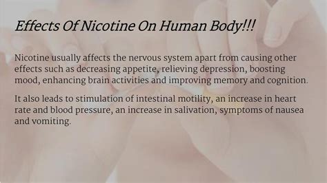 PPT How Long Does Nicotine Stay In Your System PowerPoint Presentation ID