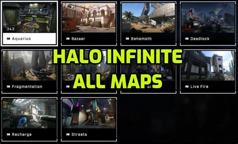 Halo Infinite Maps Guide Directory Halo