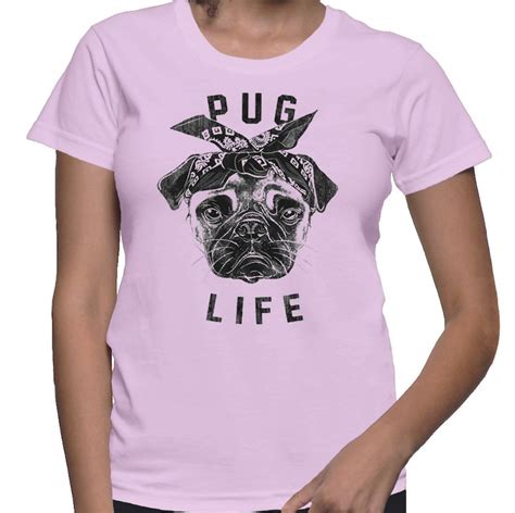 Pug Life Shirt Pug T Shirt Dog Shirt Funny Animal Shirt Doug Etsy