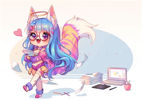 Video Commission Rawr Work By Hyanna Natsu On Deviantart Chibi