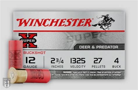 410 Buckshot Sizes Winchester Ammo Supx 410ga 2 5 000 Buck 3 Plt 5