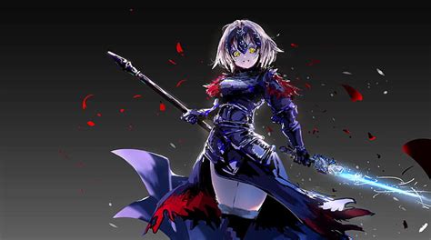 Jeanne Darc Alter Armor Avenger Fategrand Order Video Games Anime