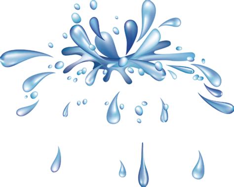 Download Cartoon Water Splash Png Water Droplets Clip Art Full Size