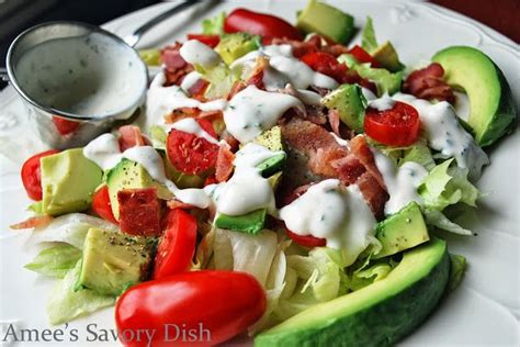 Amees Savory Dish Blt Salad With Creamy Mayo Vinaigrette Paleo